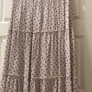 brandy melville izzy floral skirt